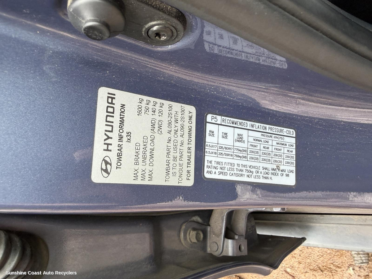 2009-2016 Hyundai Ix35 Towbar