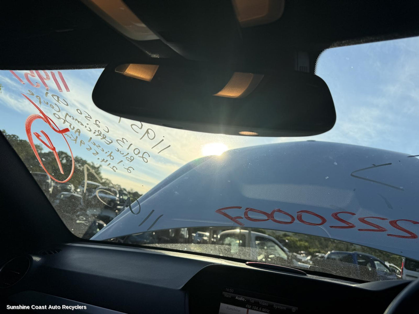 2007-2015 Mercedes C Class Interior Mirror