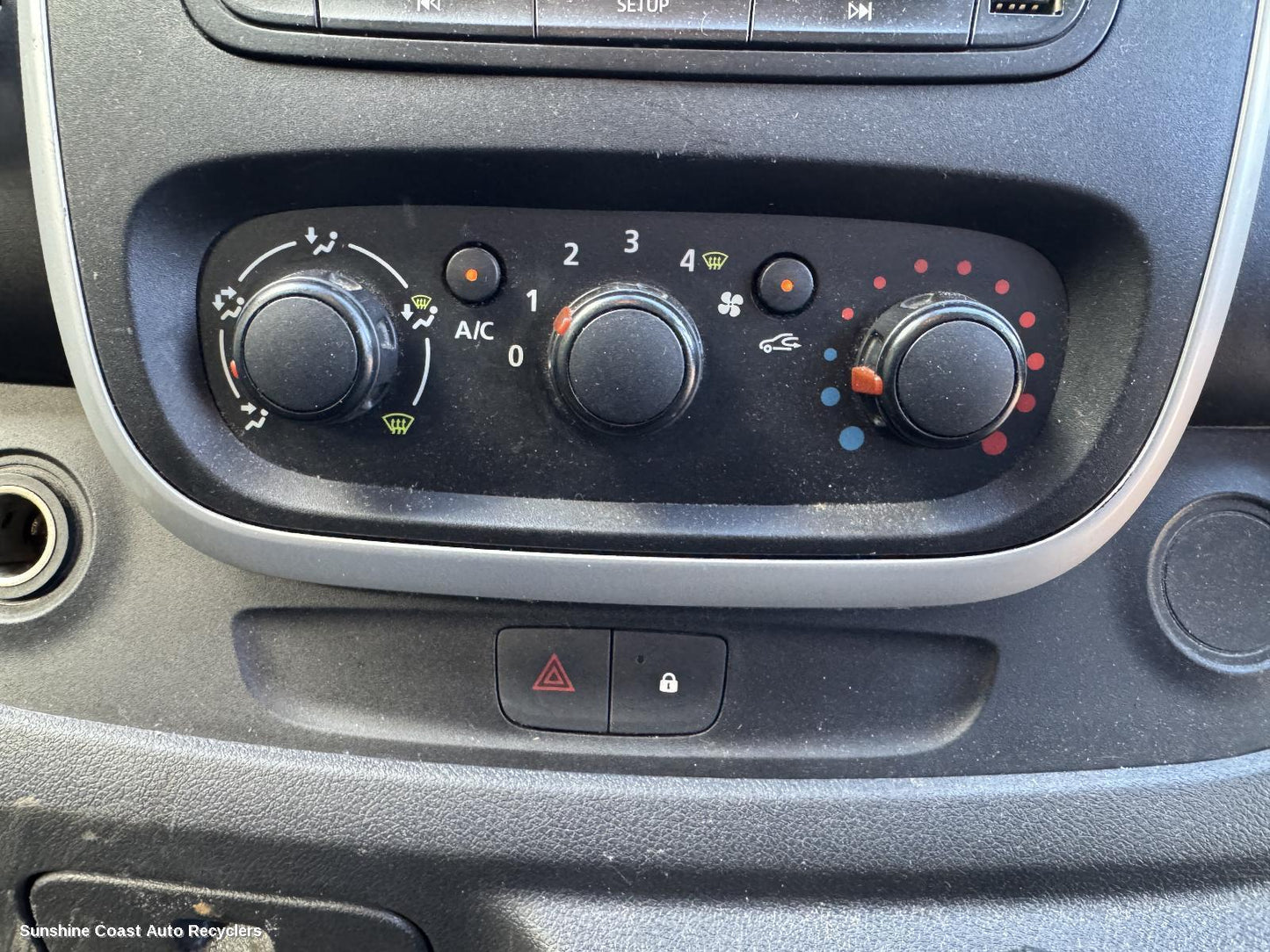 2015-2026 Renault Trafic Heater Ac Controls