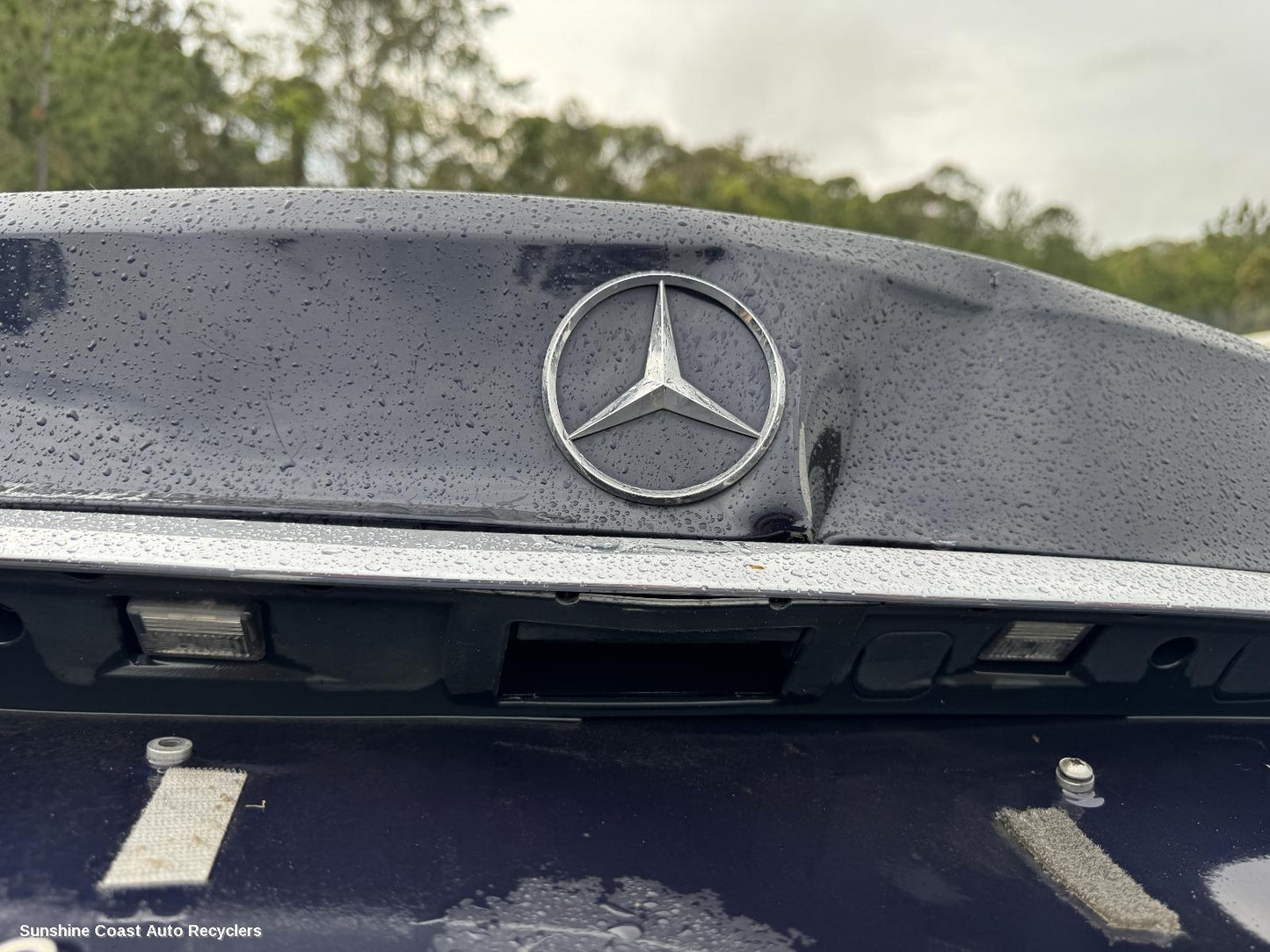 2007 Mercedes C Class Number Plate Lamp