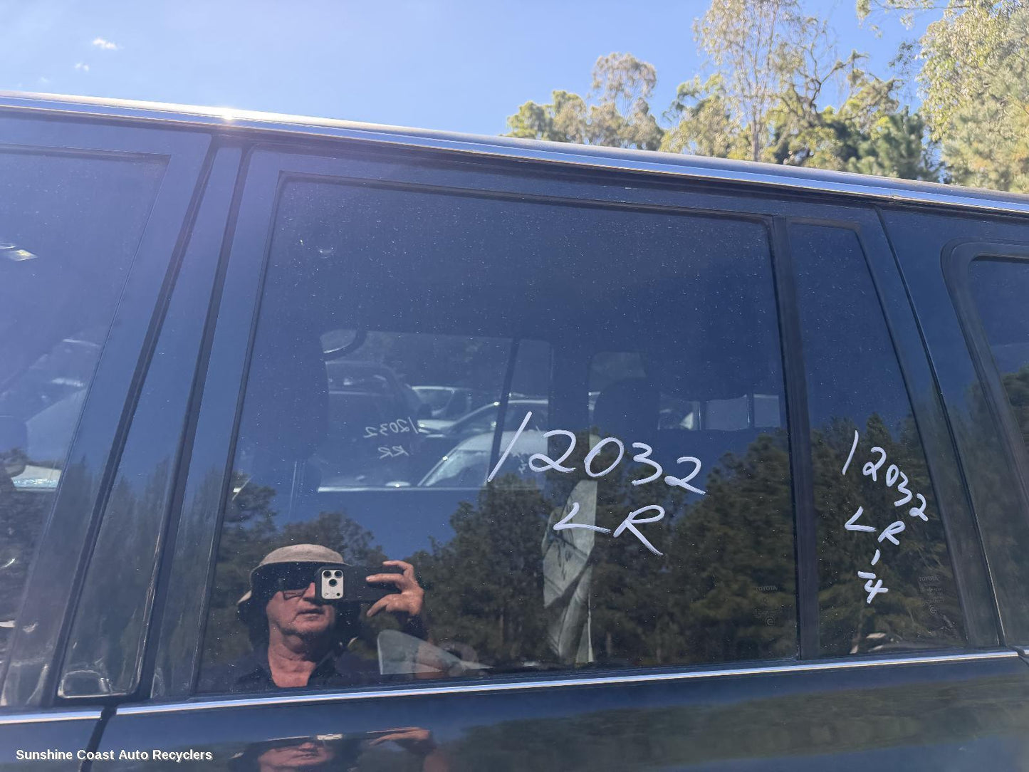 1990-1998 Toyota Landcruiser Left Rear Door Window
