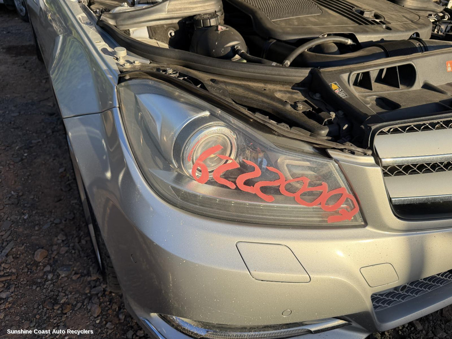 2011-2015 Mercedes C Class Right Headlamp