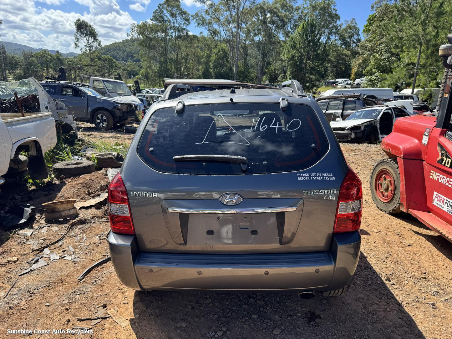 2009 Hyundai Tucson Bootlid Tailgate