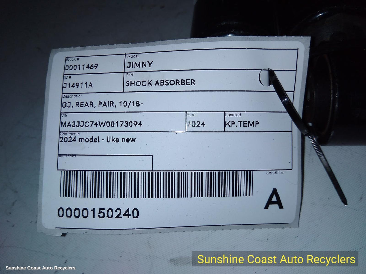 2018-2025 Suzuki Jimny Shock Absorber