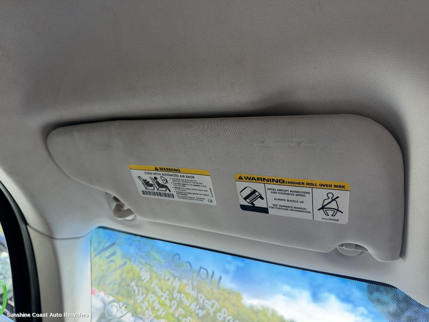 2007-2011 Dodge Nitro Sunvisor