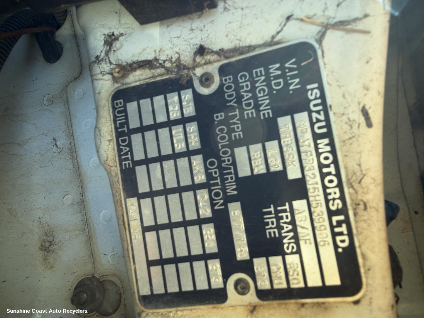 2003-2006 Holden Rodeo Differential Centre