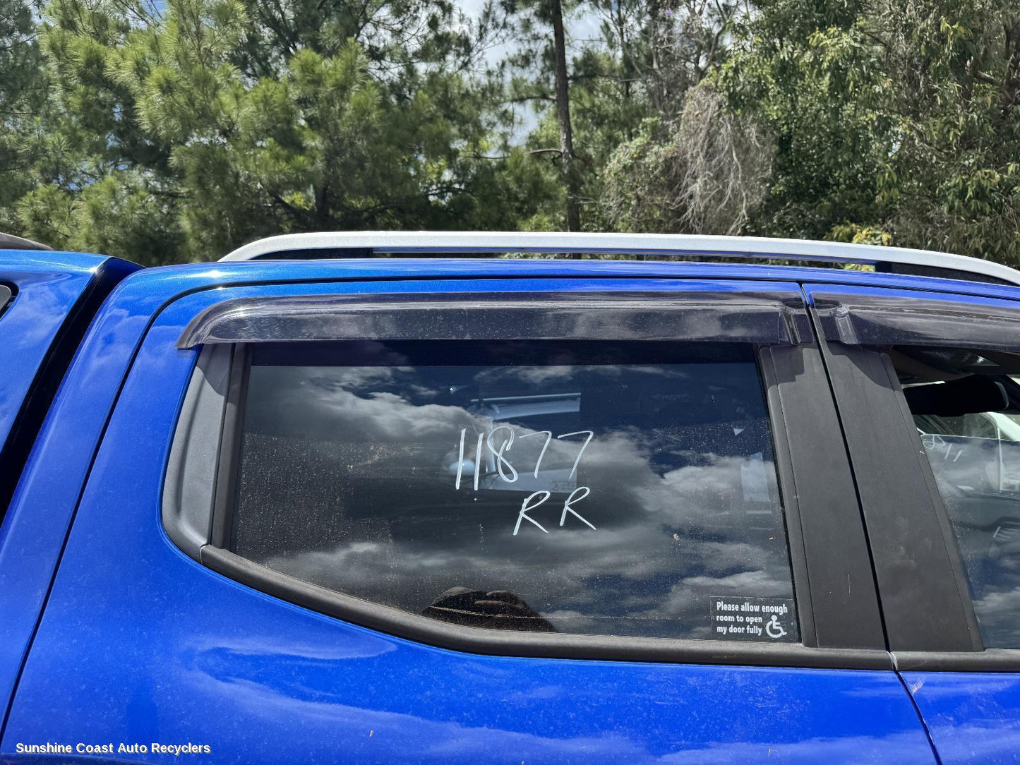 2017-2026 Ldv T60 Right Rear Door Window