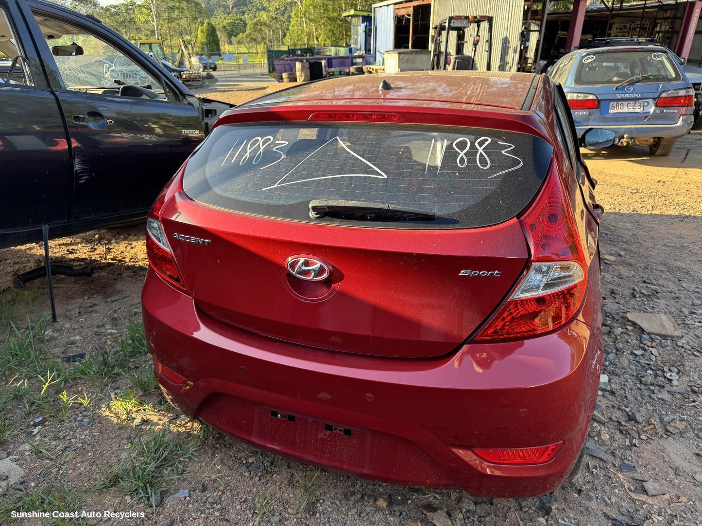 2017 Hyundai Accent Rear Bumper