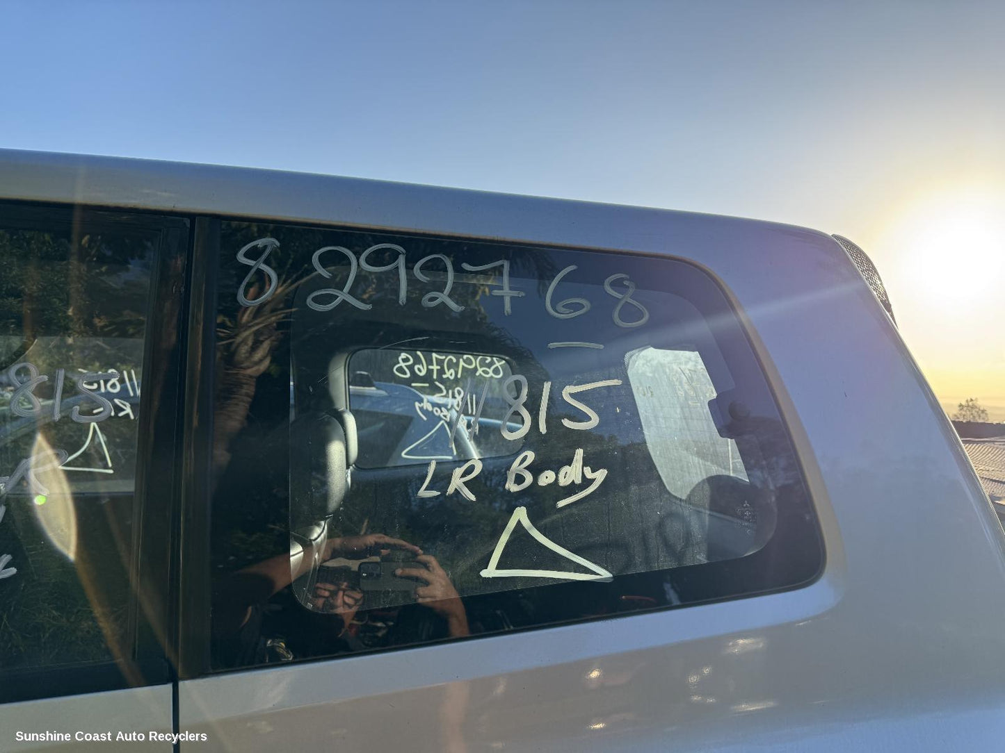 2000-2006 Mitsubishi Pajero Left Rear Side Glass