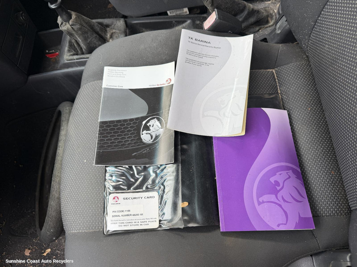 2005-2012 Holden Barina Owners Handbook