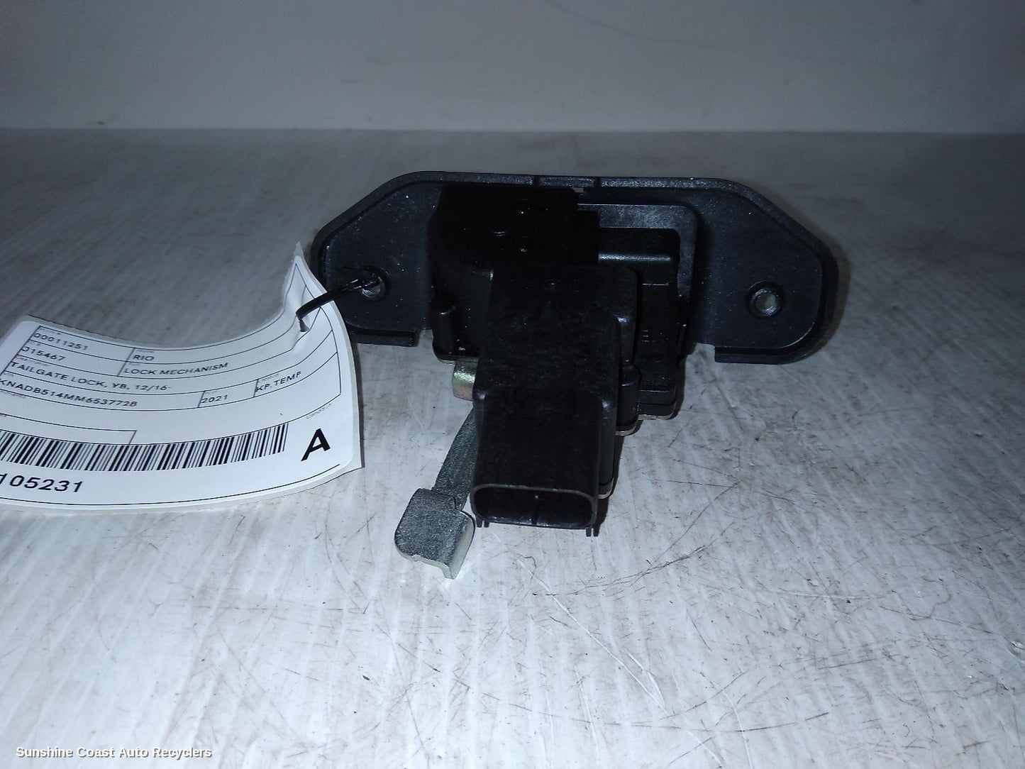 2021 Kia Rio Door Boot Gate Lock