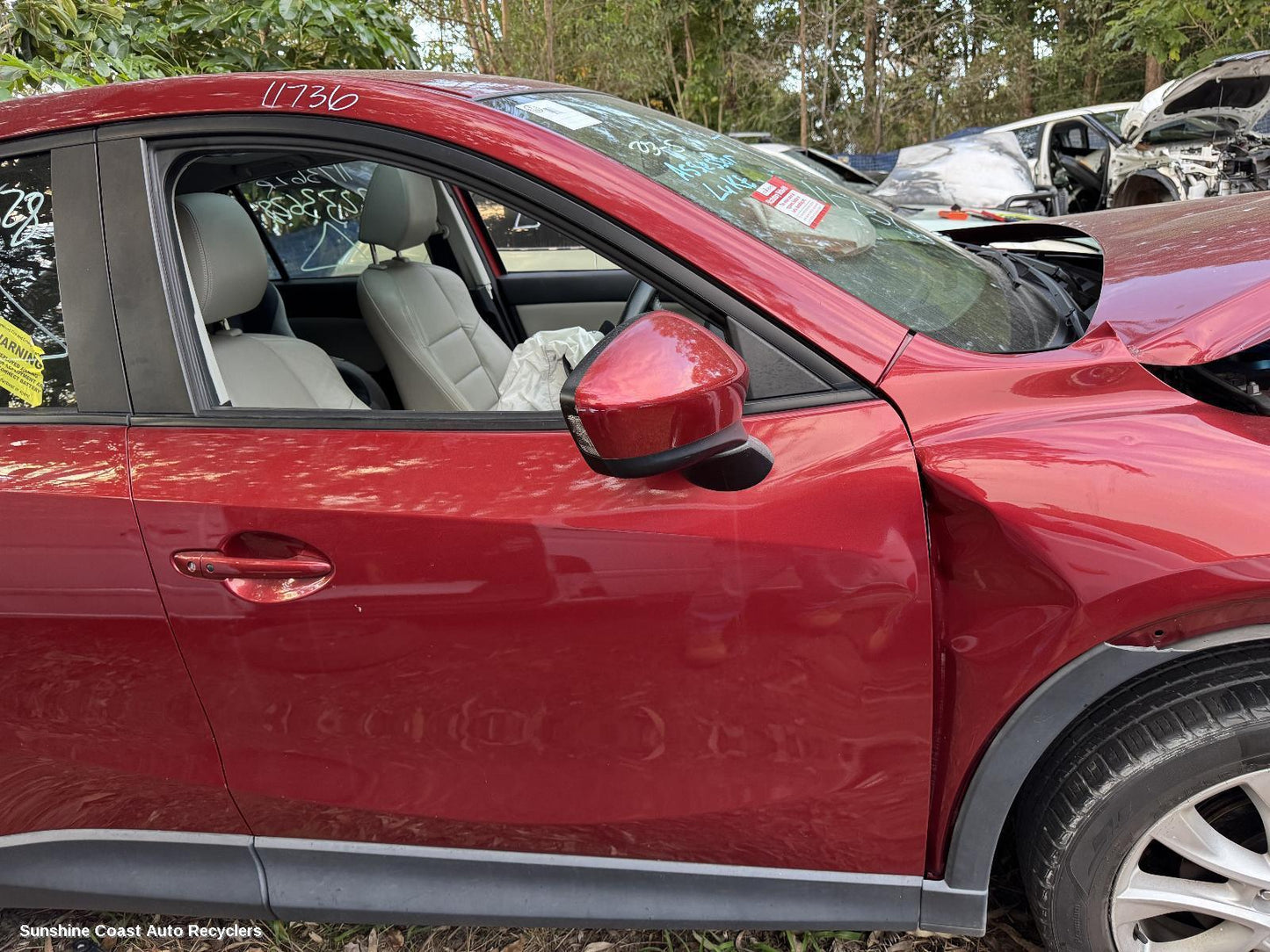 2012-2016 Mazda Cx5 Right Front Door Window