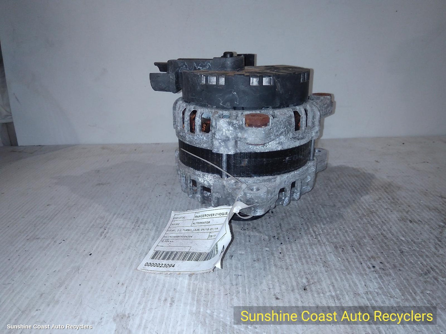 2017 Land Rover Rangerover Evoque Alternator