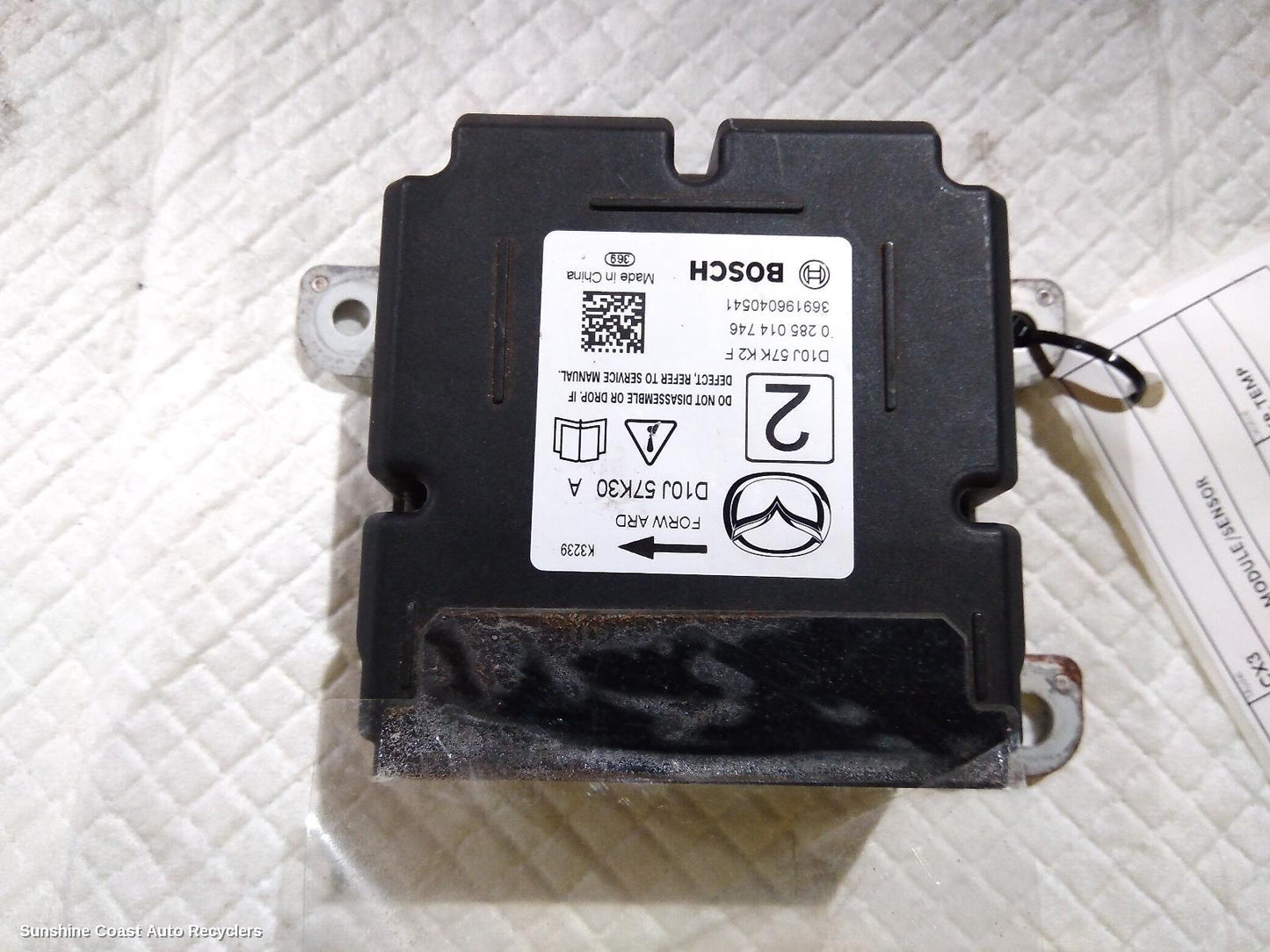 2019 Mazda Cx3 Airbag Module Sensor