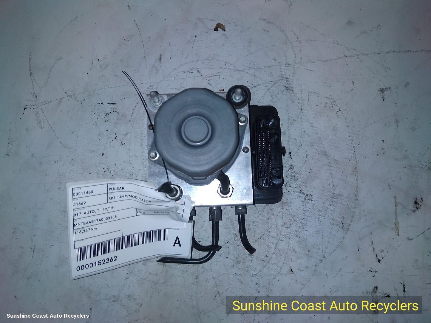2013 Nissan Pulsar Abs Pump Modulator