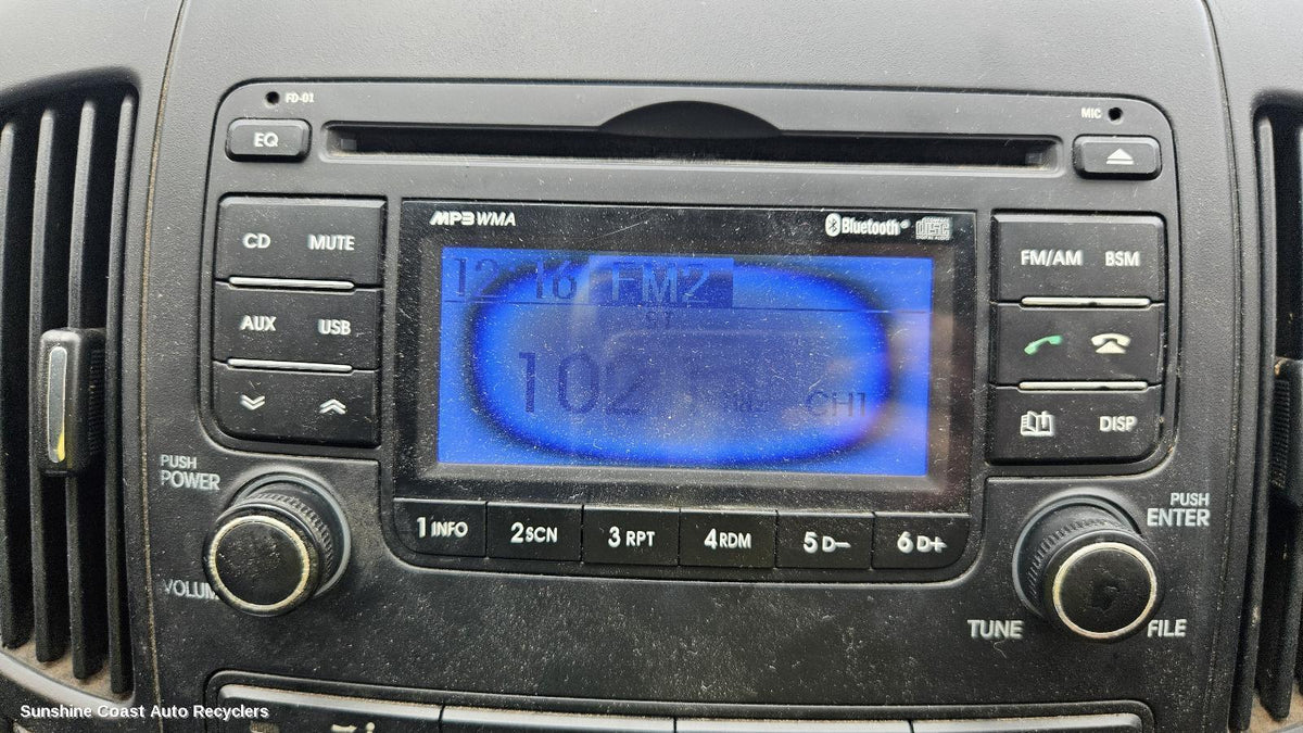 2007-2012 Hyundai I30 Radio Cd Dvd Sat Tv