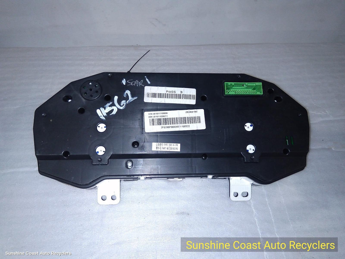 2017-2021 Ldv T60 Instrument Cluster