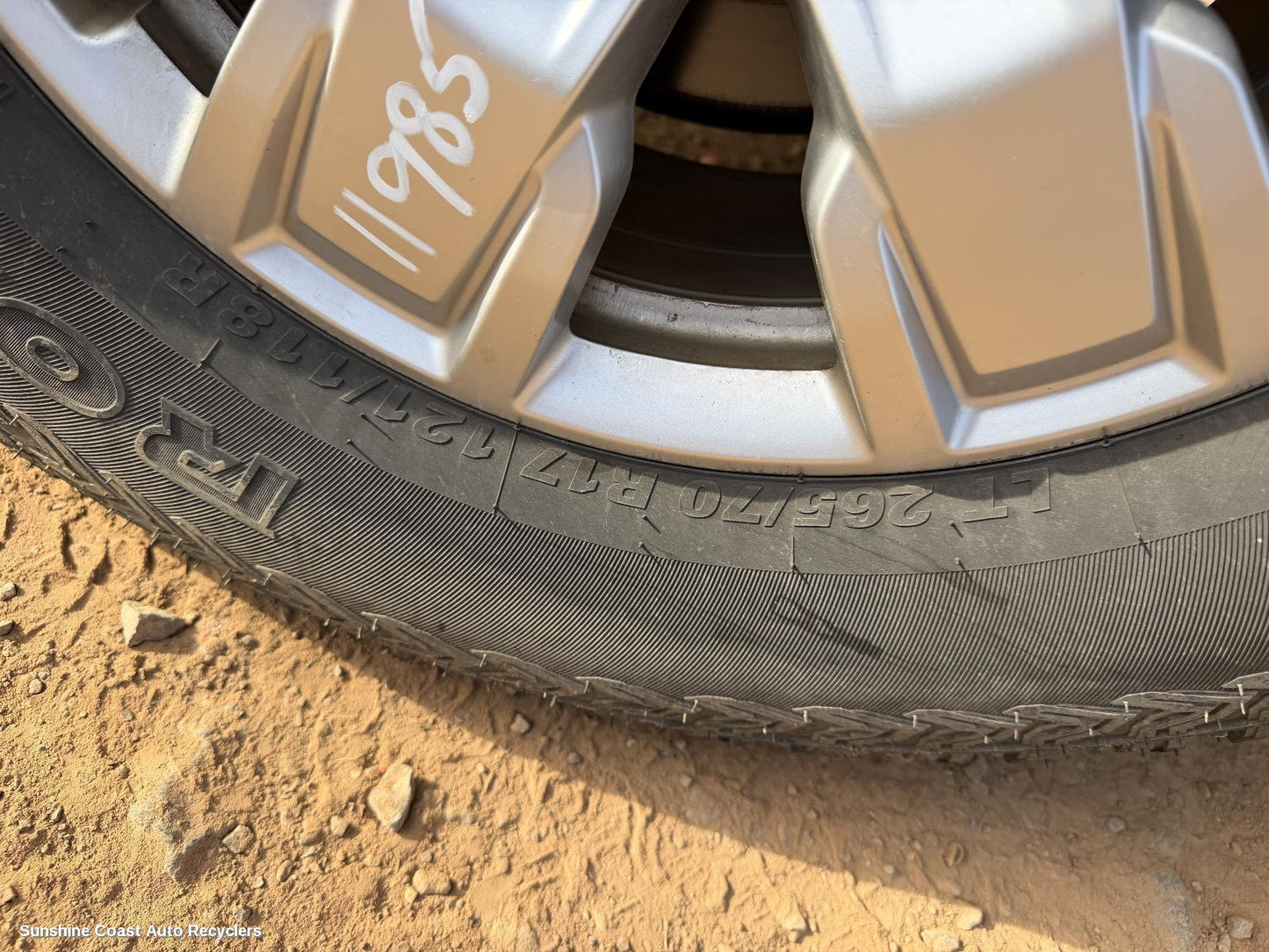 2017-2026 Ldv T60 Tyre