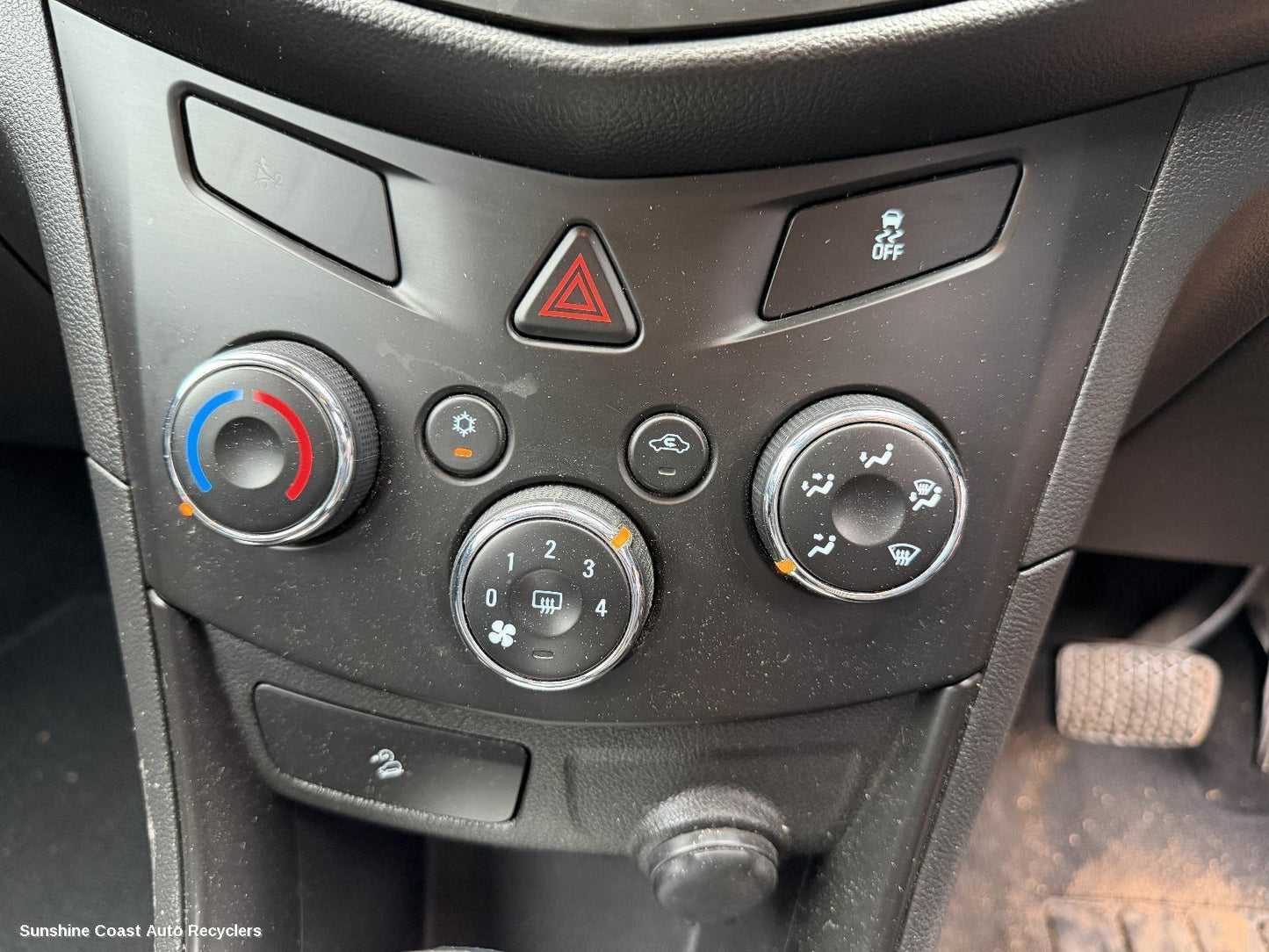 2016 Holden Trax Heater Ac Controls