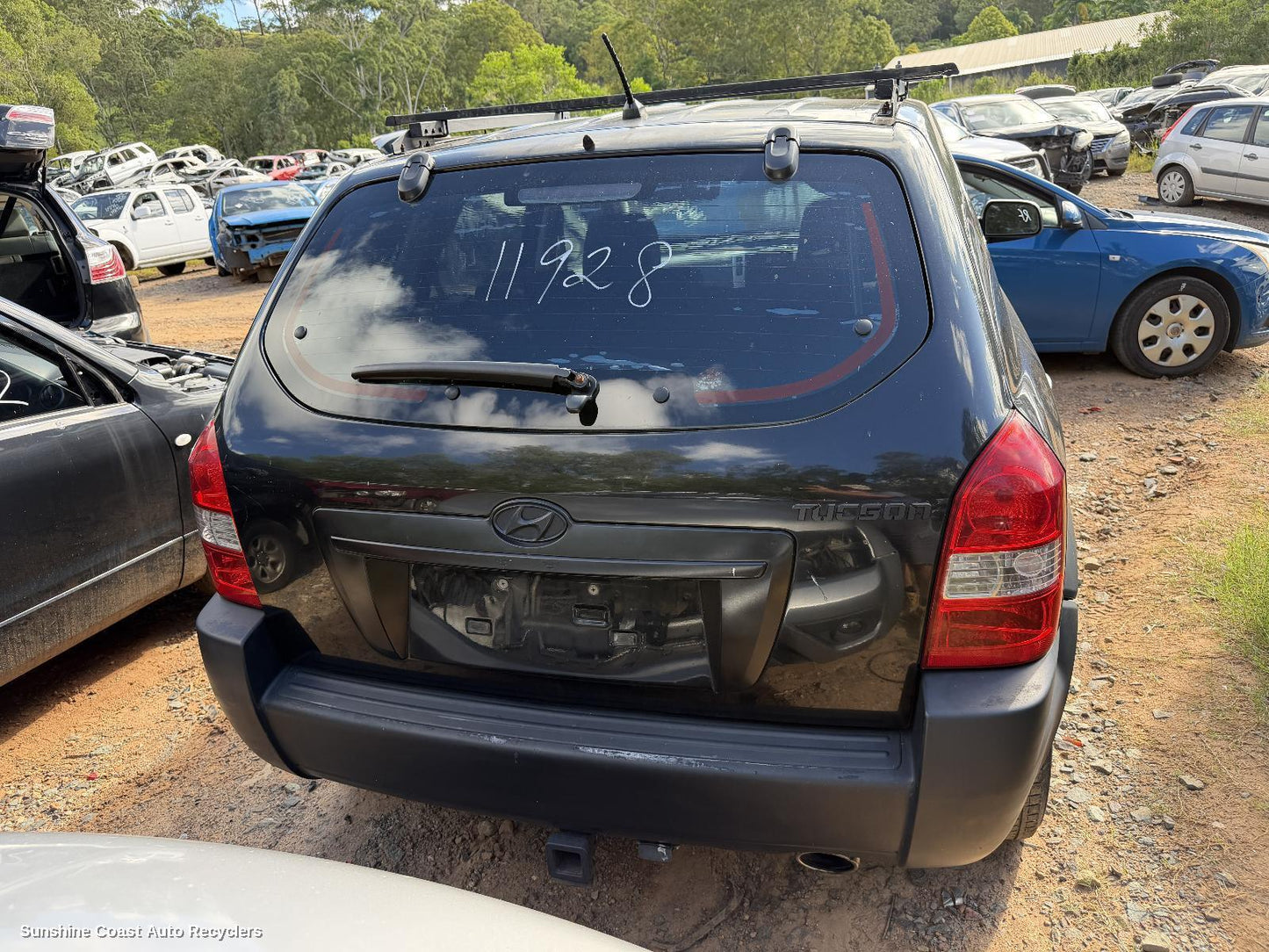 2004-2010 Hyundai Tucson Rear Bumper