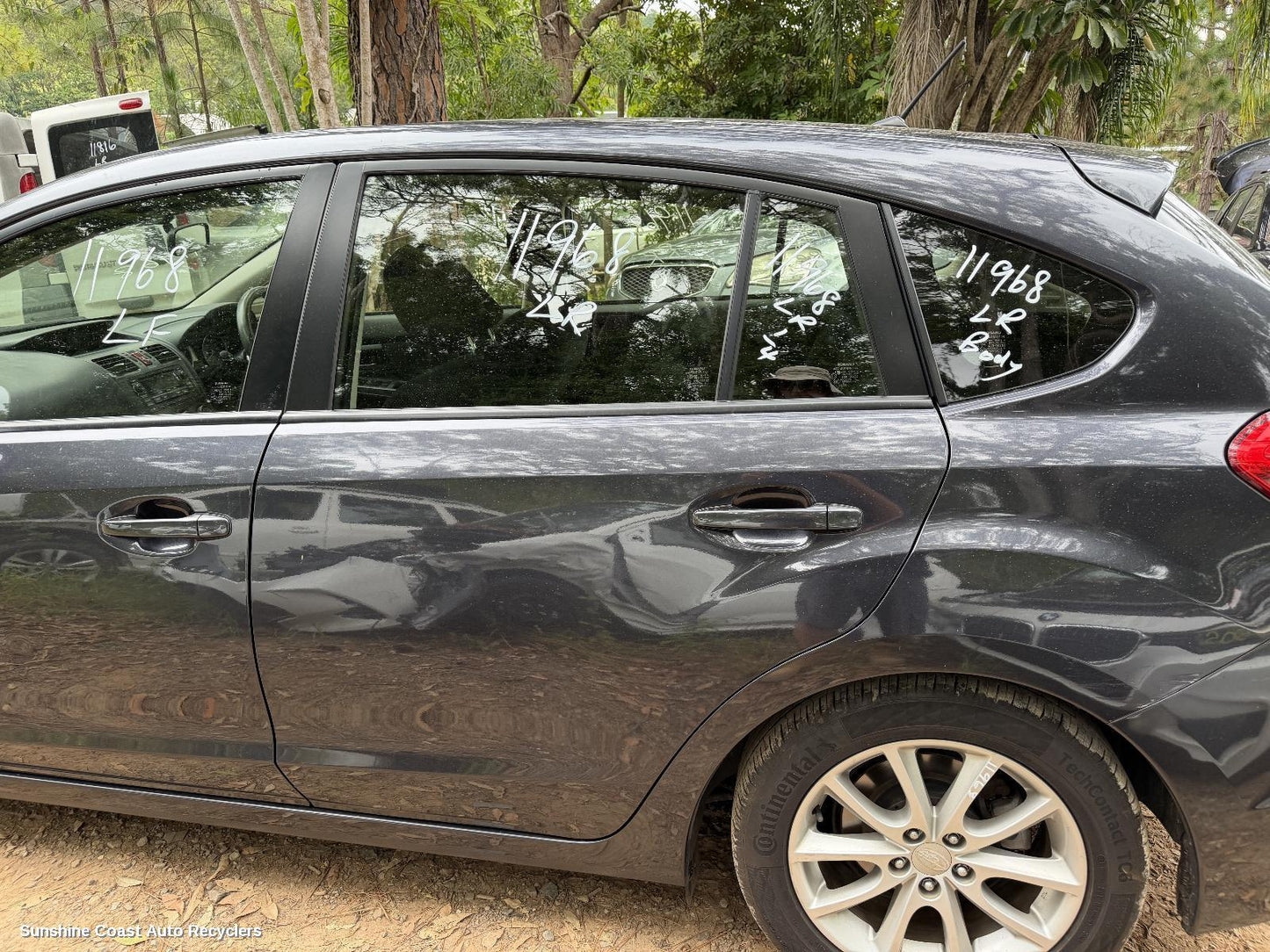 2011-2017 Subaru Impreza Left Rear 1 4 Door Glass