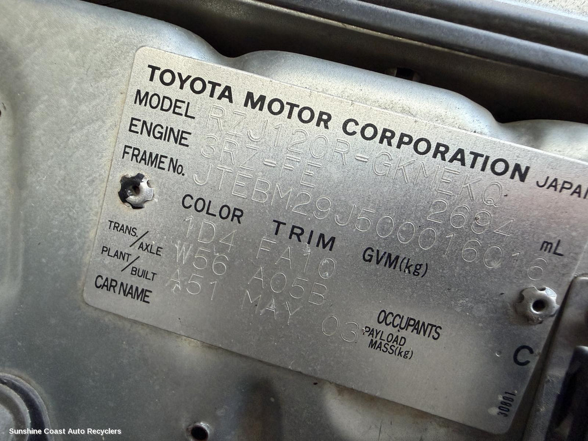 2003-2004 Toyota Prado Differential Centre