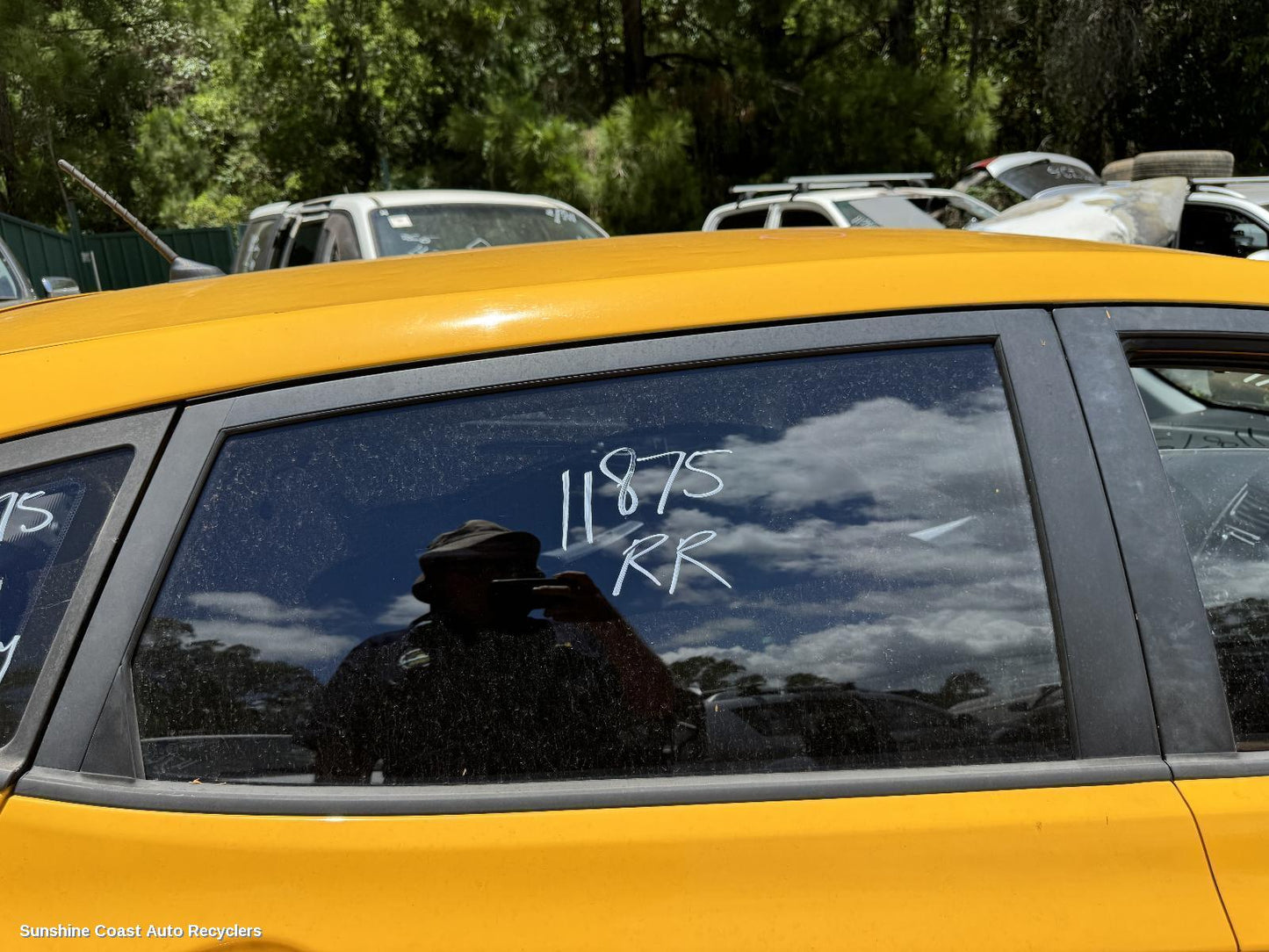 2011-2019 Hyundai Accent Right Rear Door Window