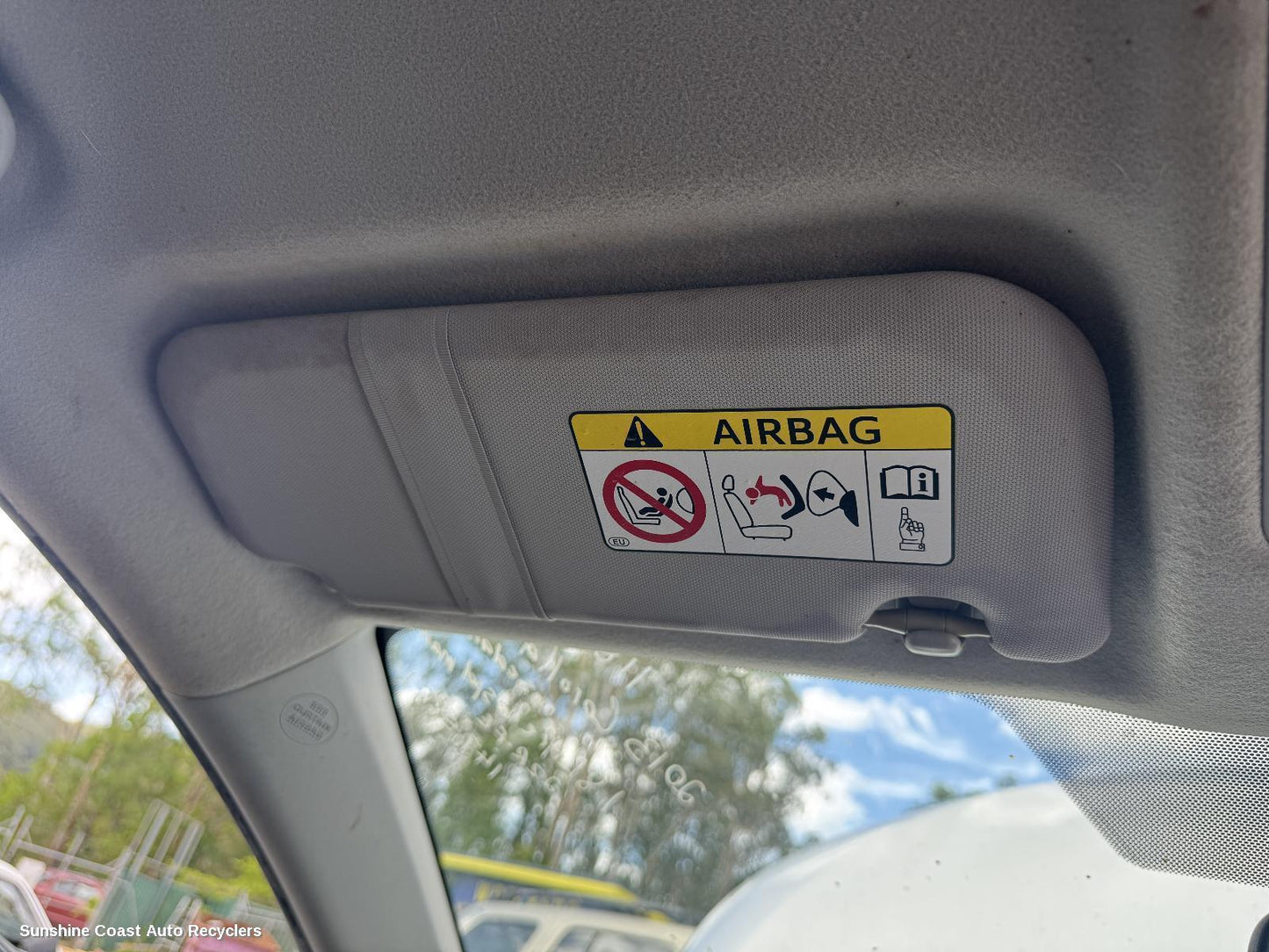 2013 Toyota Corolla Sunvisor