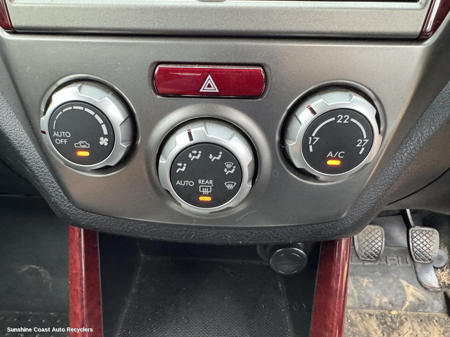 2009-2012 Subaru Forester Heater Ac Controls