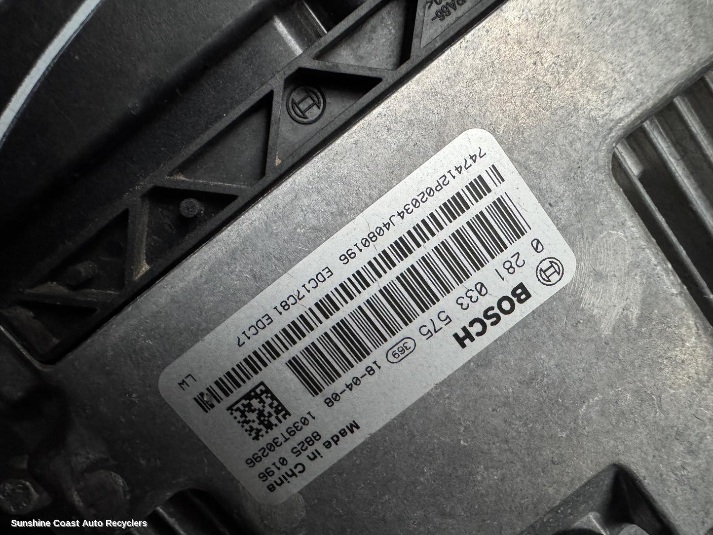 2018 Ldv T60 Ecu