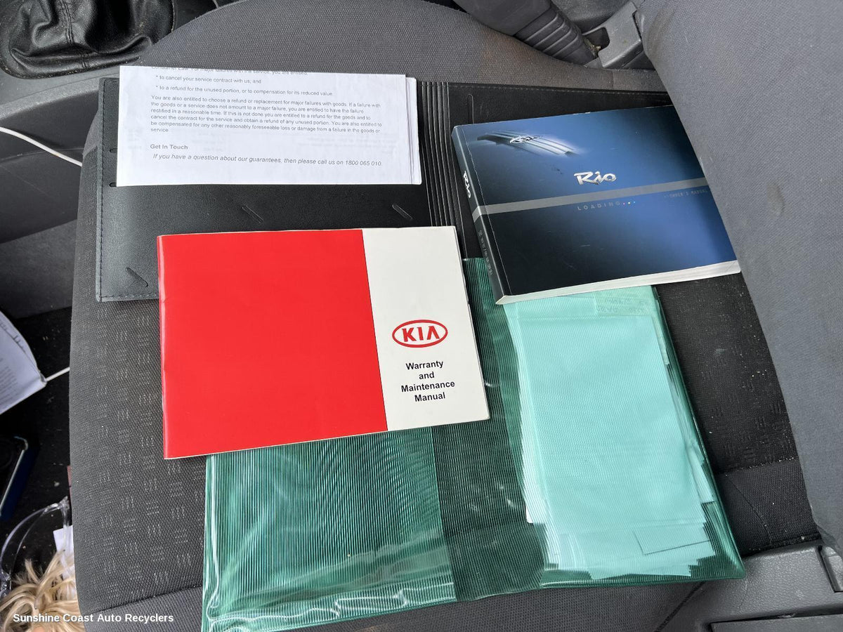 2005-2011 Kia Rio Owners Handbook