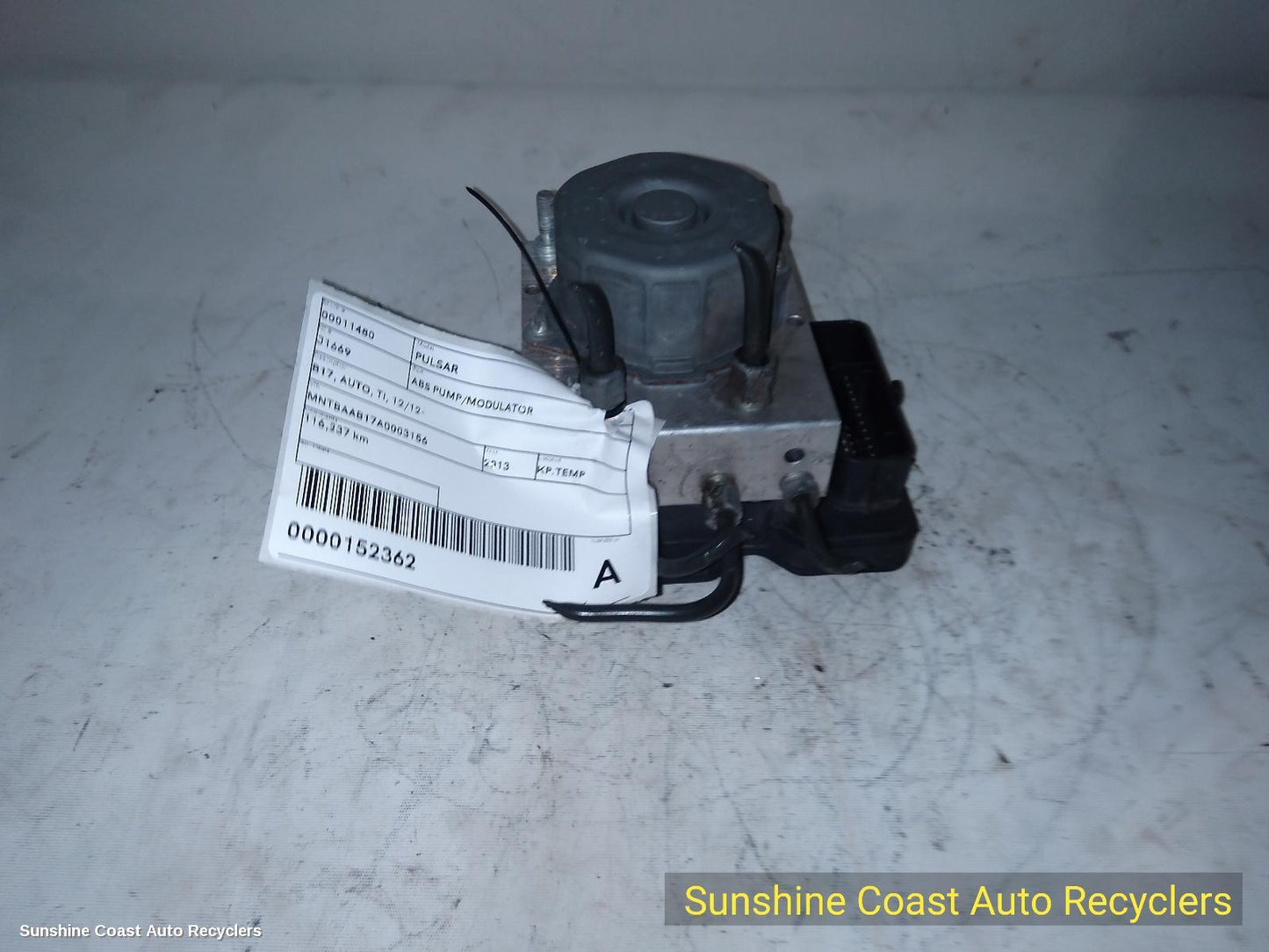 2013 Nissan Pulsar Abs Pump Modulator
