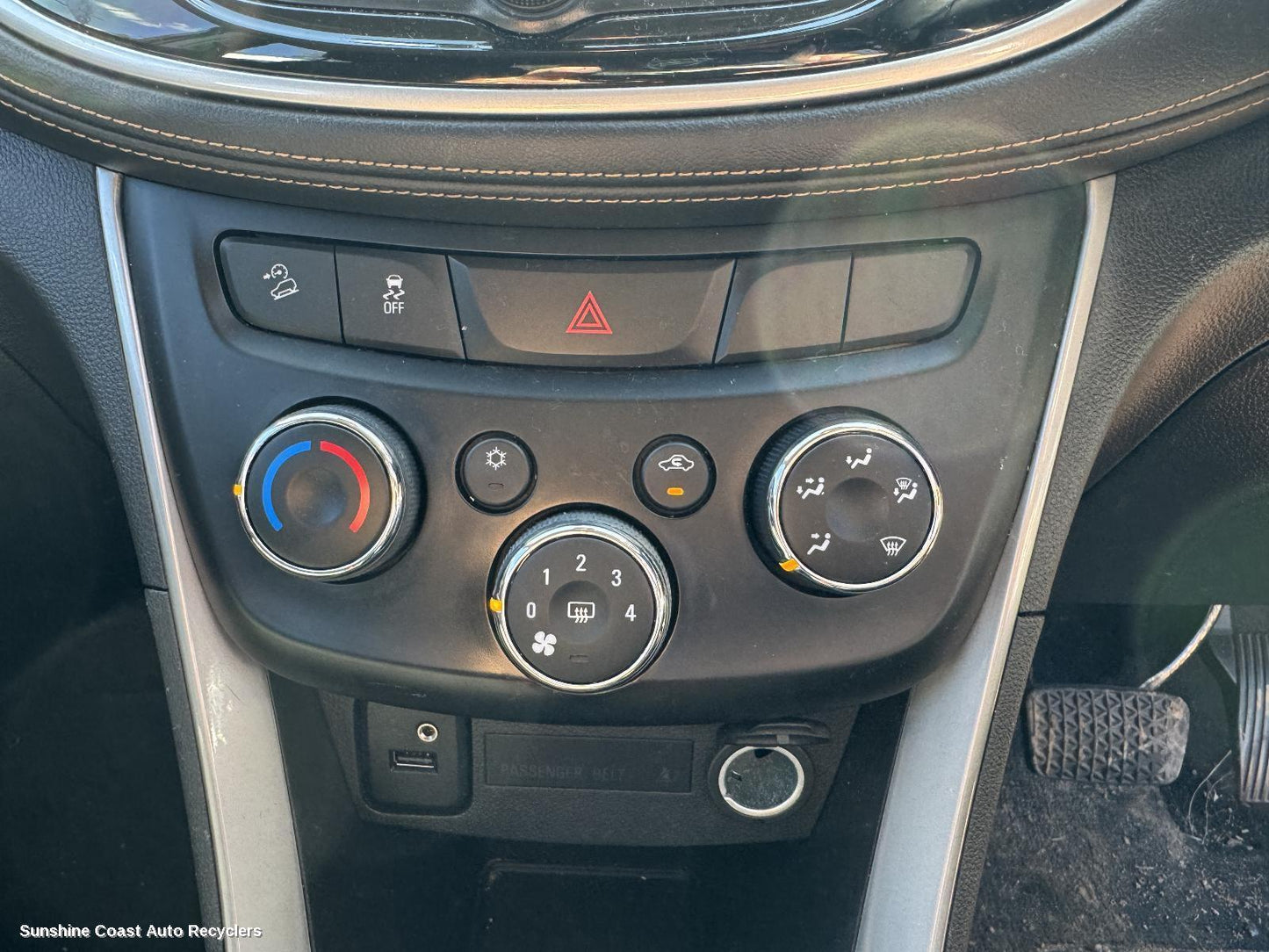 2017 Holden Trax Heater Ac Controls