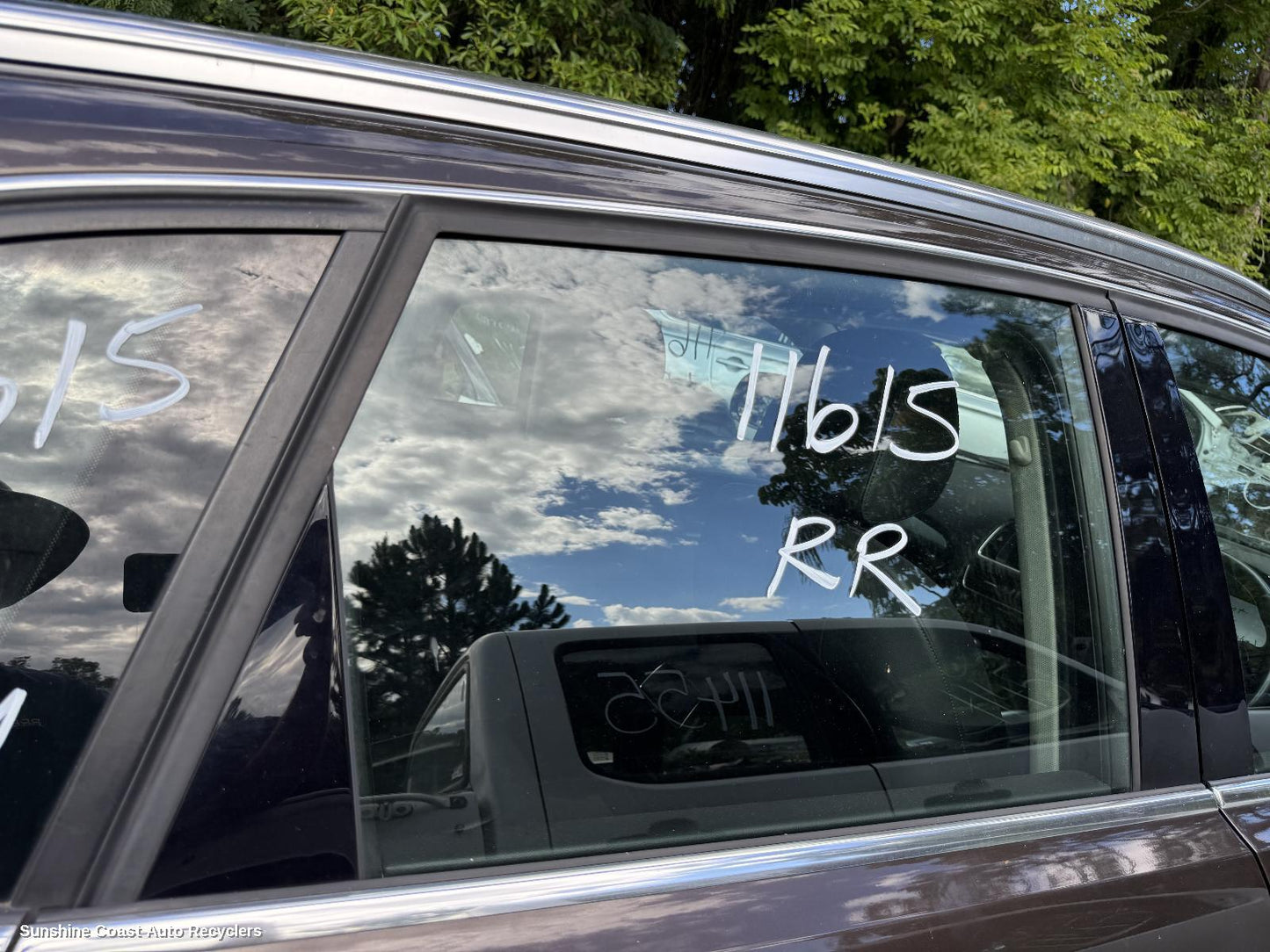 2011 Audi Q5 Right Rear Door Window