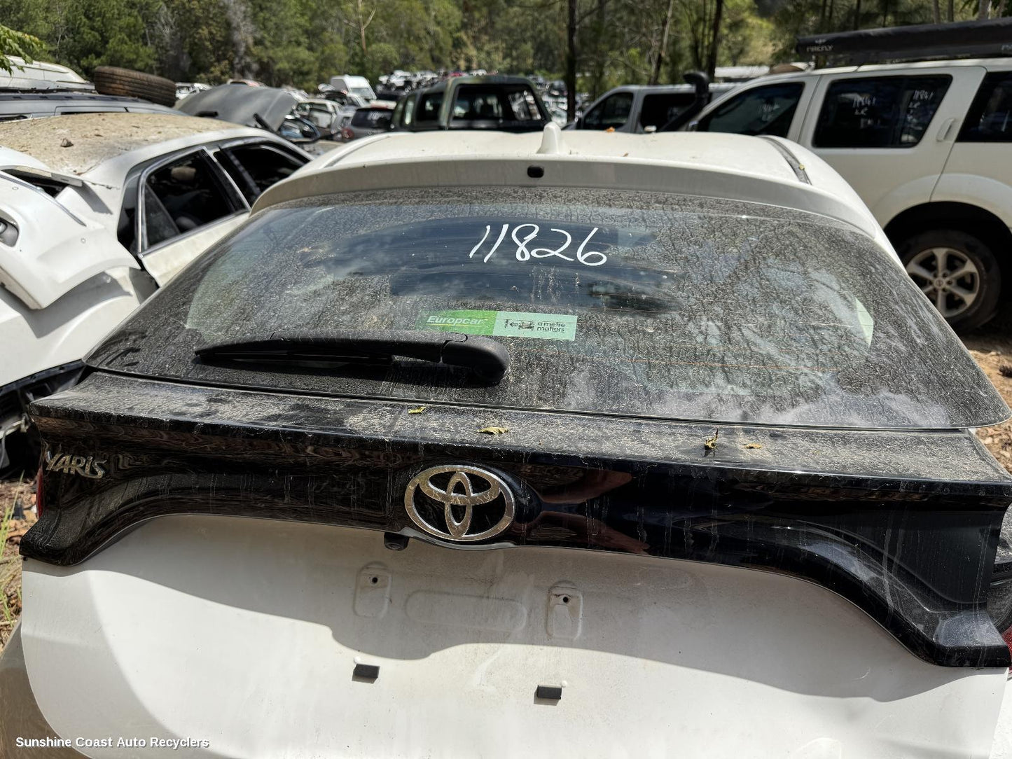 2024 Toyota Yaris Rear Garnish