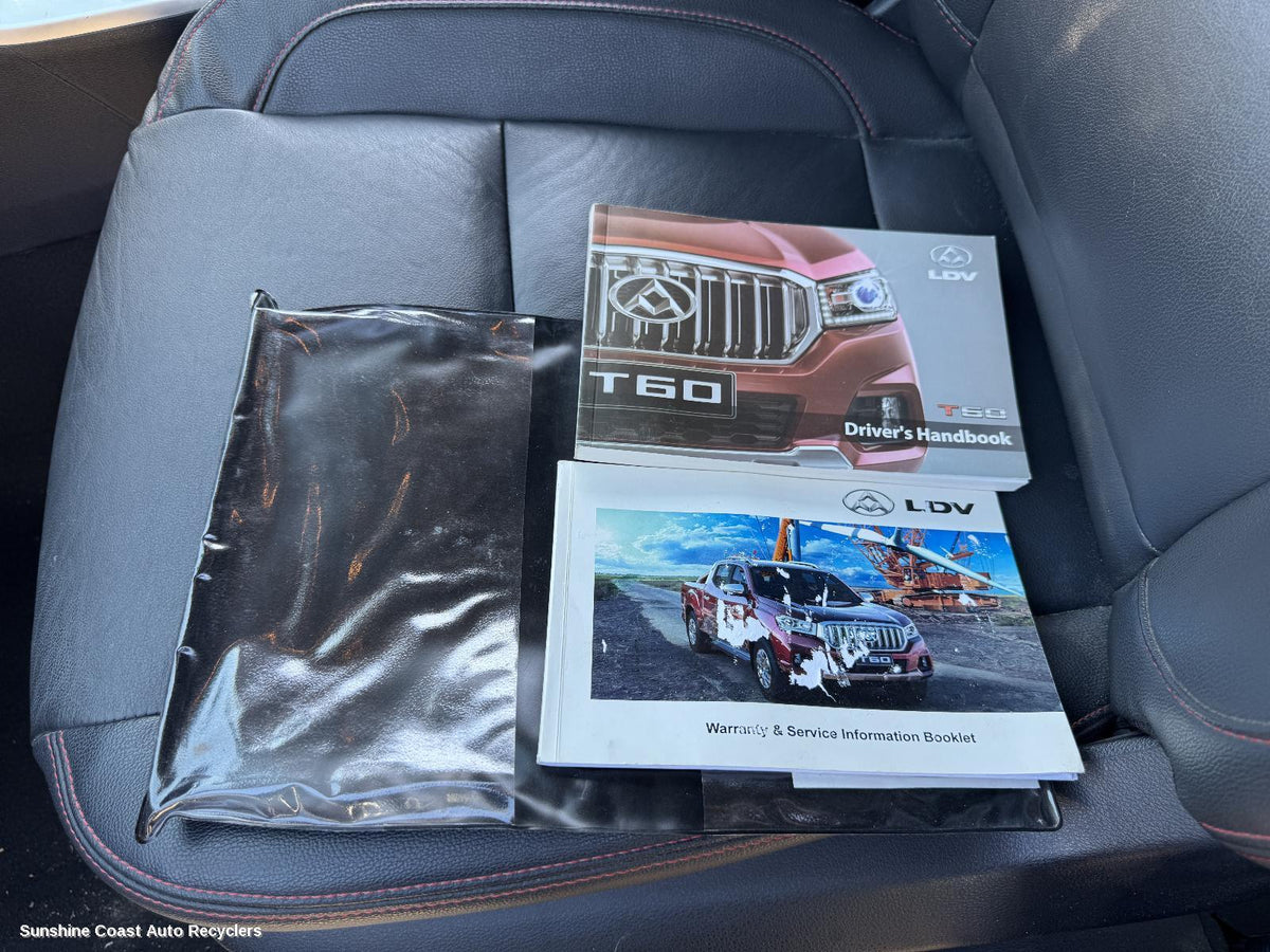 2017-2026 Ldv T60 Owners Handbook