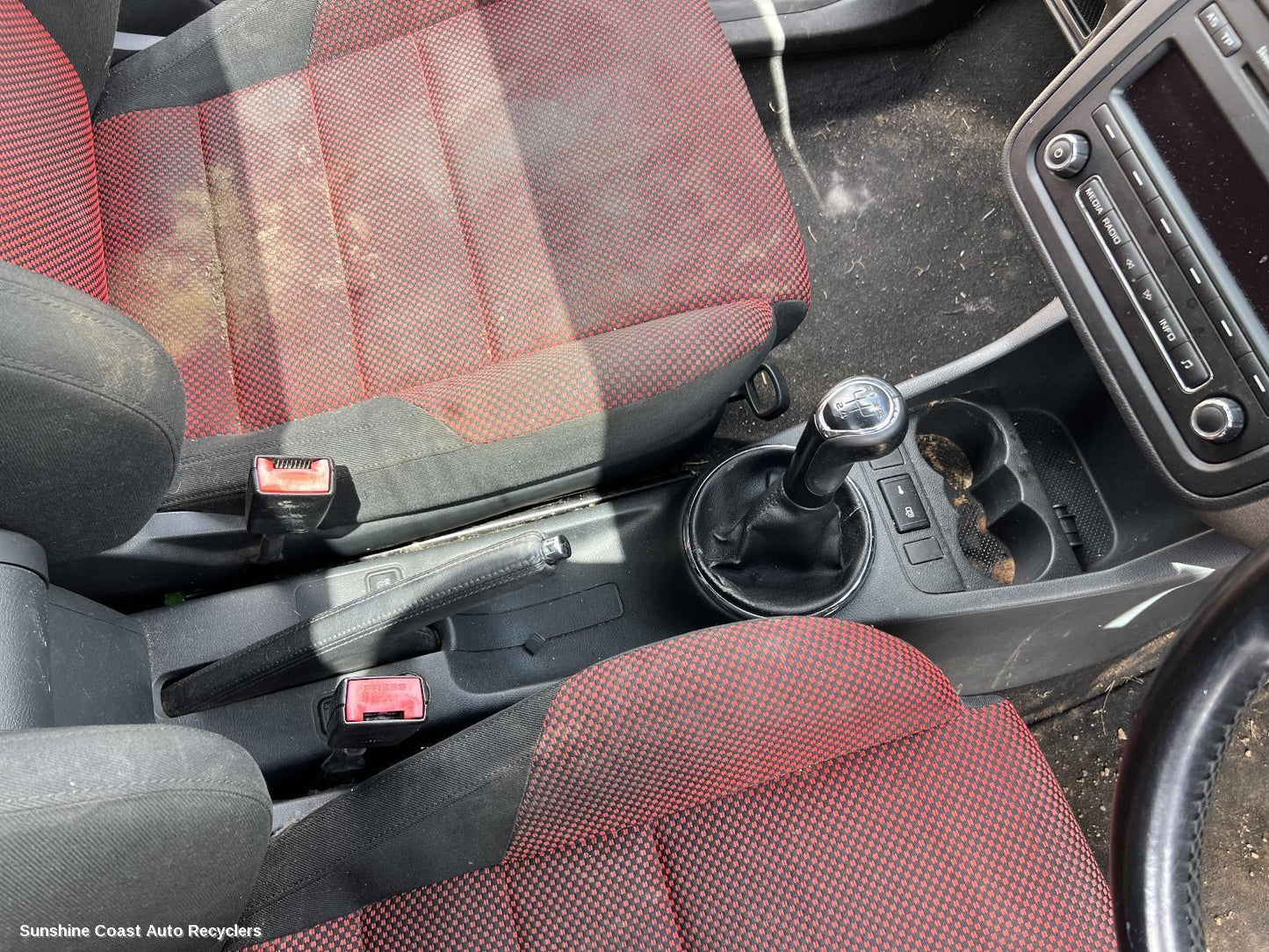 2012 Skoda Fabia Console