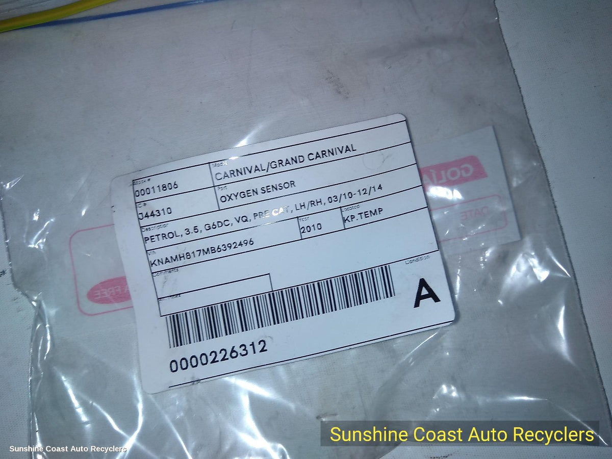 2010-2014 Kia Carnival/grand Carnival Oxygen Sensor