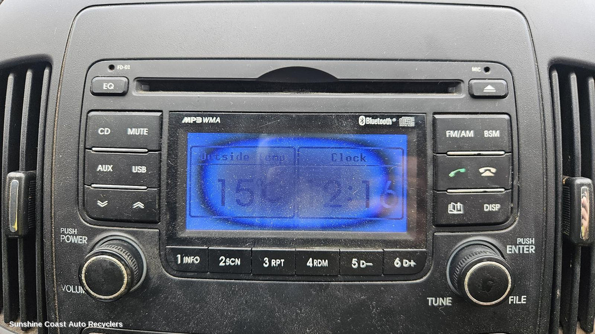 2007-2012 Hyundai I30 Radio Cd Dvd Sat Tv