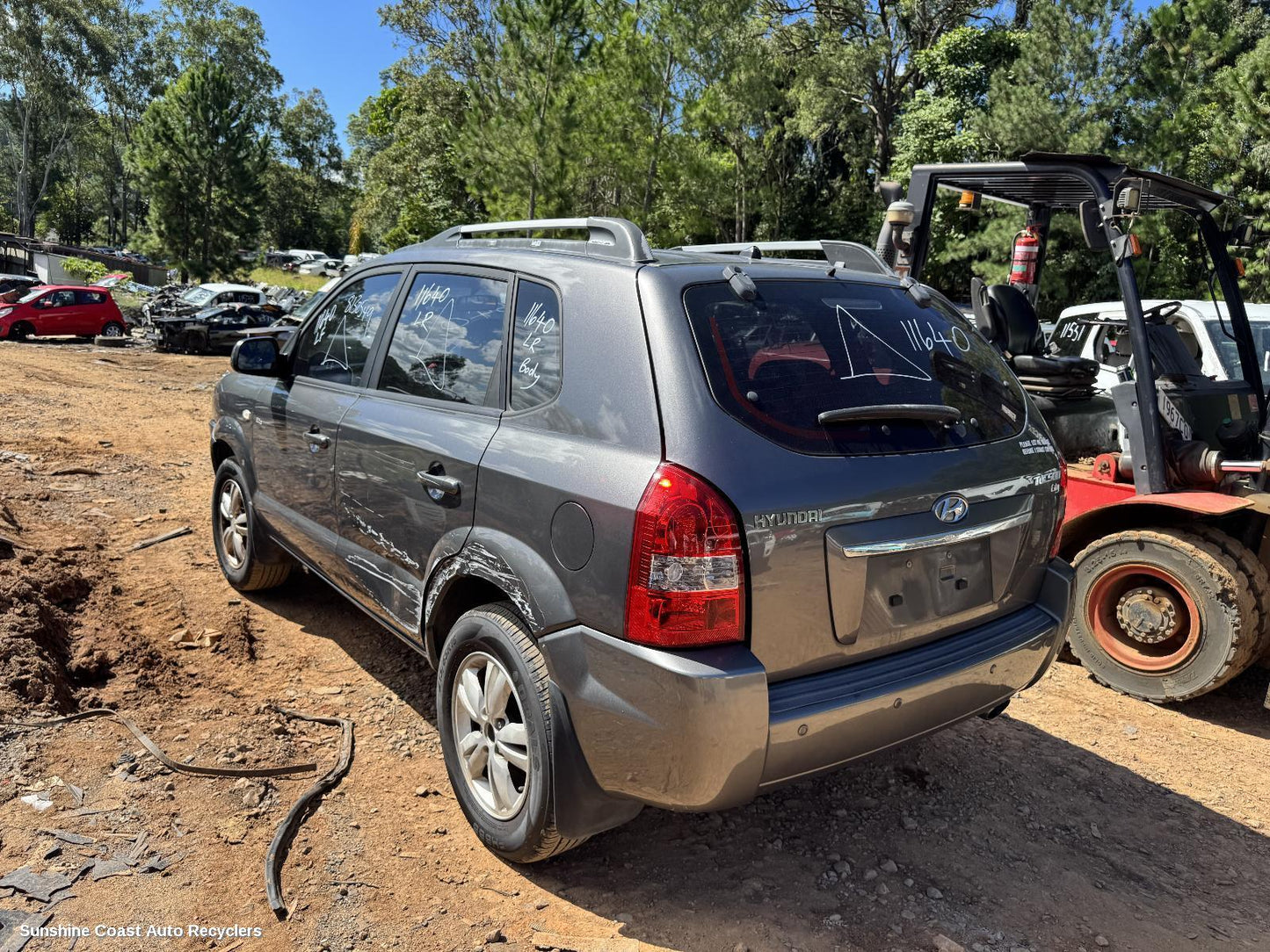 2009 Hyundai Tucson Bootlid Tailgate
