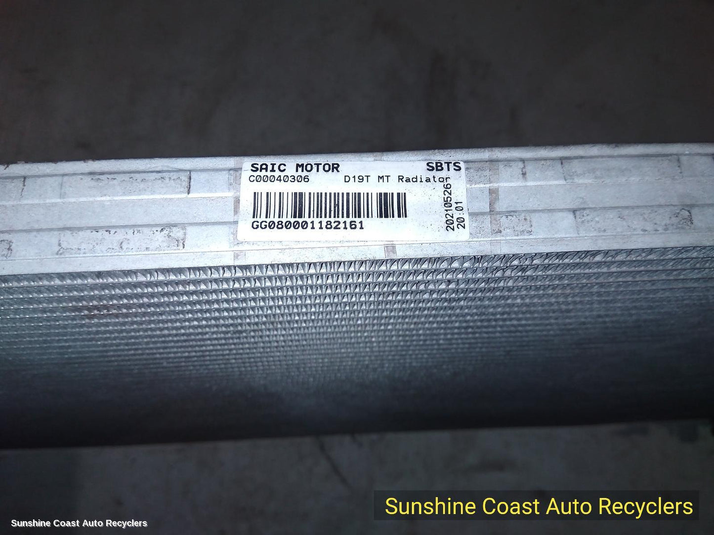 2021 Ldv G10 Radiator