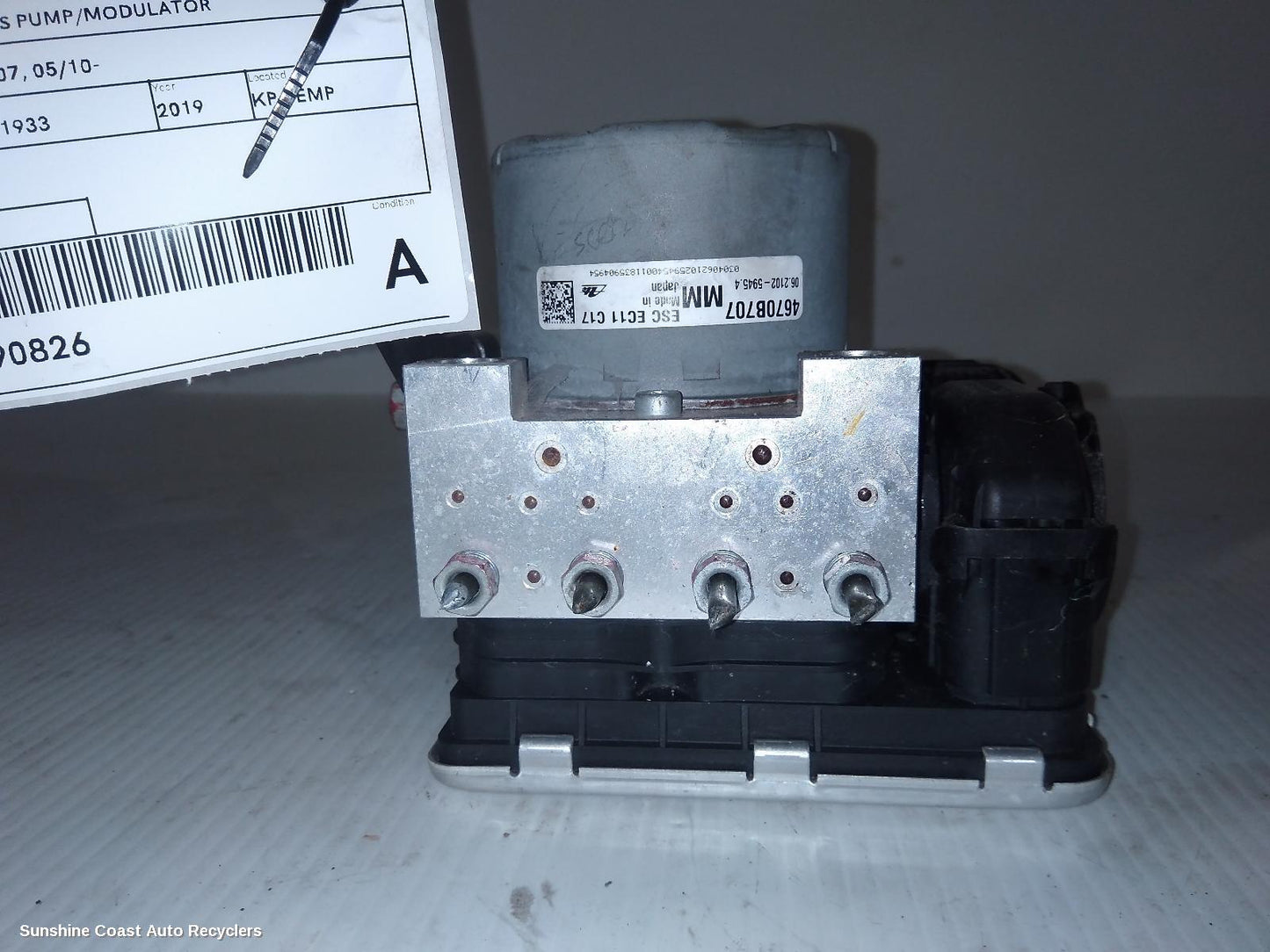 2019 Mitsubishi Asx Abs Pump Modulator