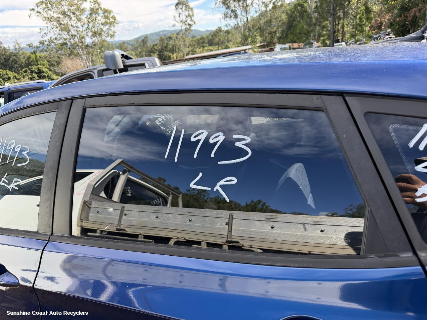 2011-2019 Hyundai Accent Left Rear Door Window
