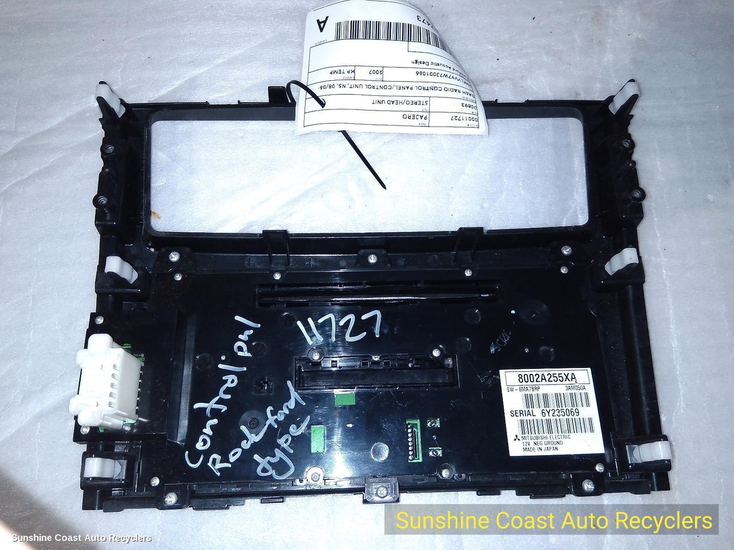 2006-2007 Mitsubishi Pajero Radio Cd Dvd Sat Tv
