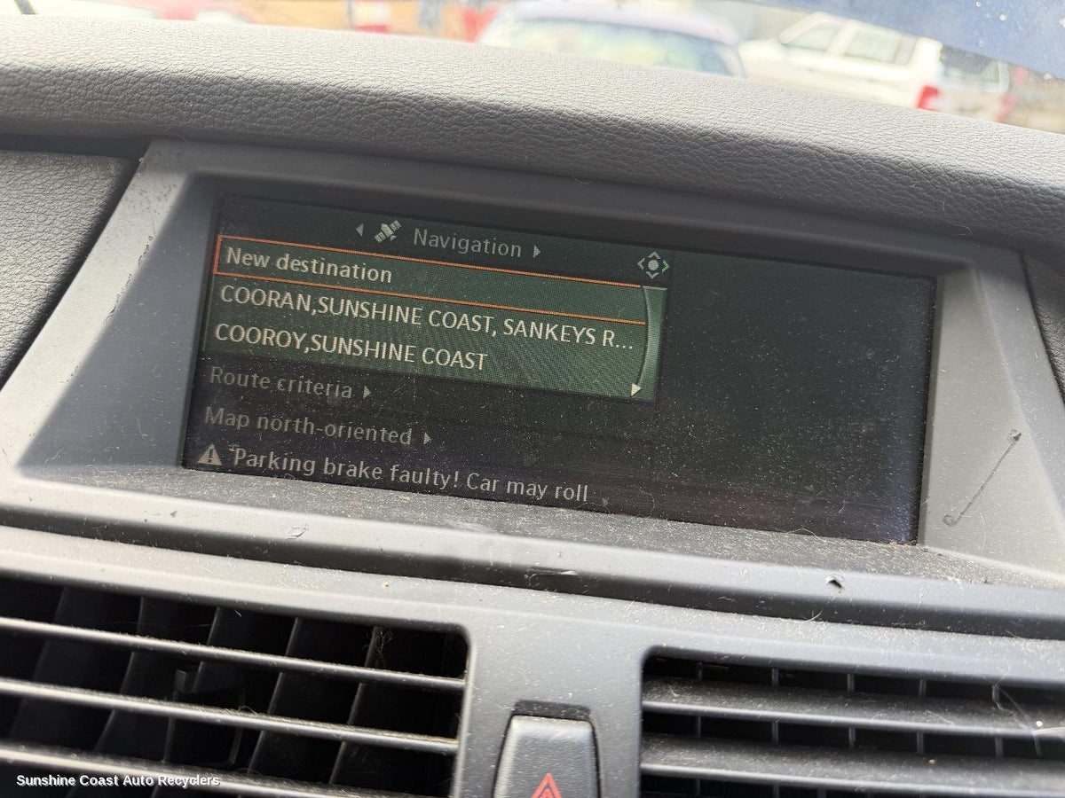 2006-2009 Bmw X5 Radio Cd Dvd Sat Tv