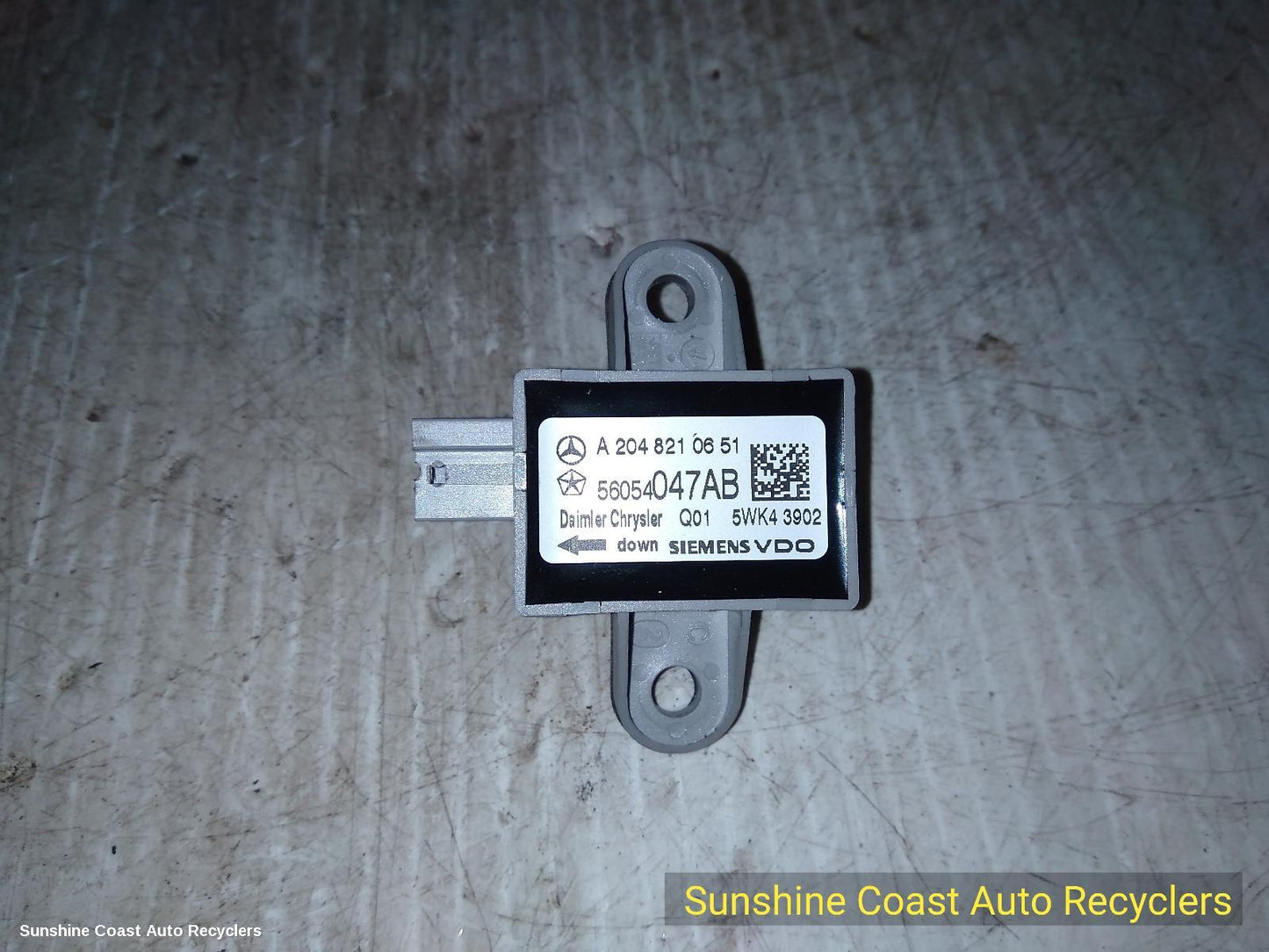 2010 Mercedes C Class Airbag Module Sensor