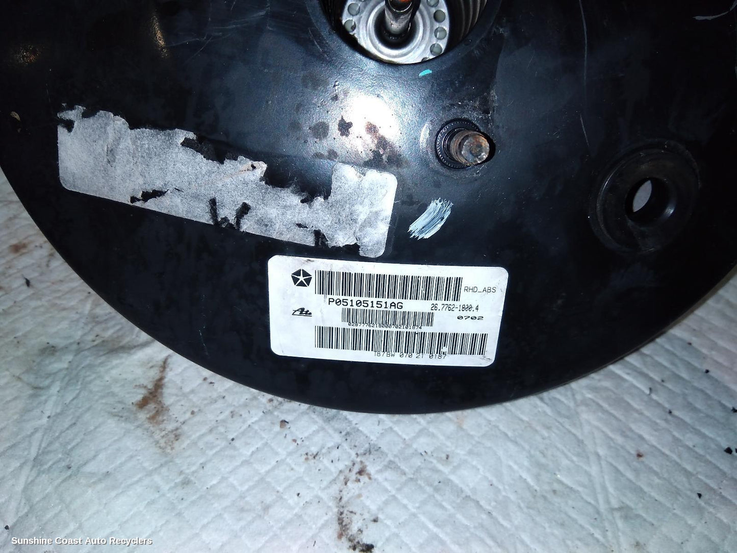 2012 Jeep Patriot Brake Booster