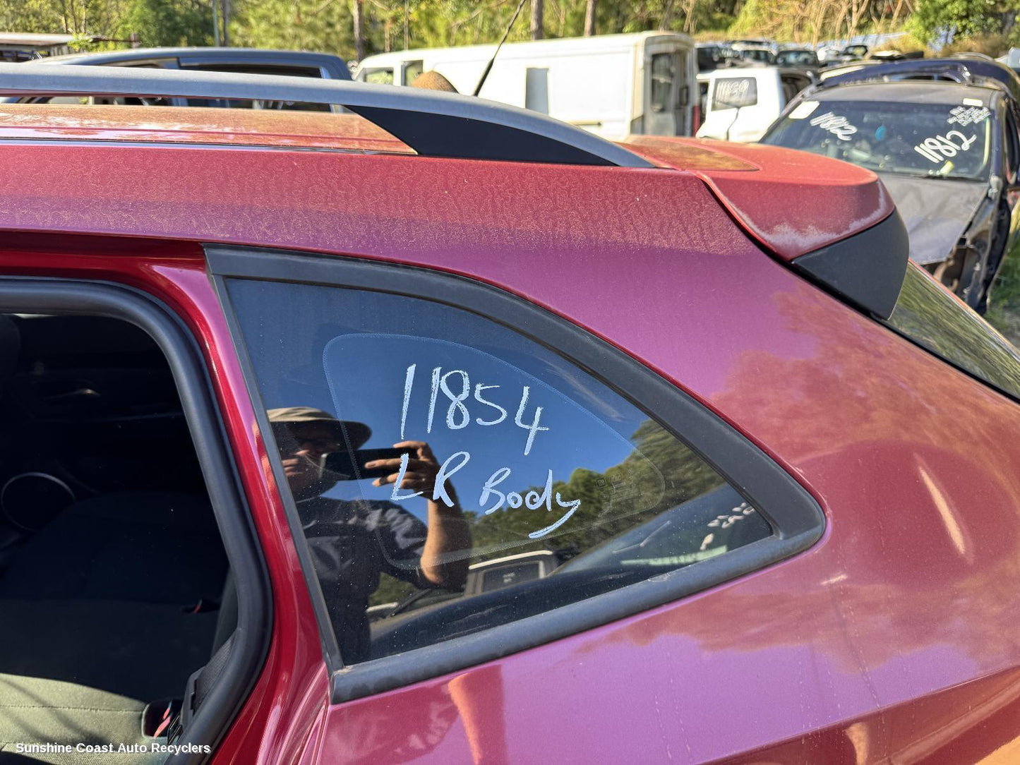 2014 Holden Cruze Left Rear Side Glass