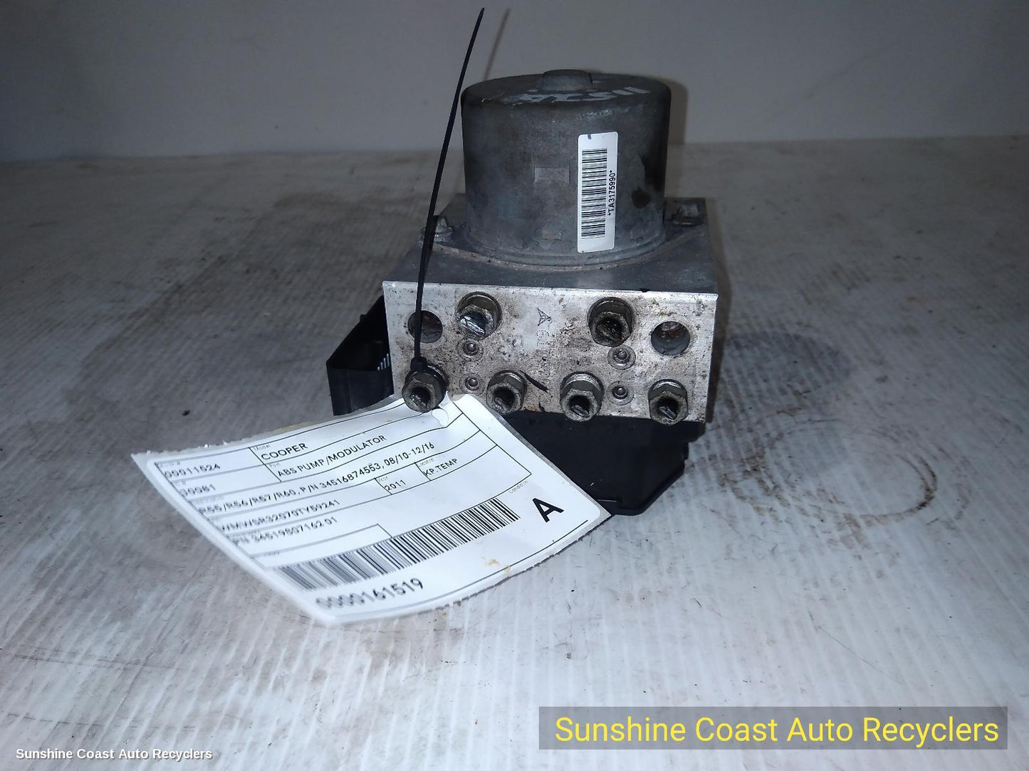 2011 Mini Cooper Abs Pump Modulator