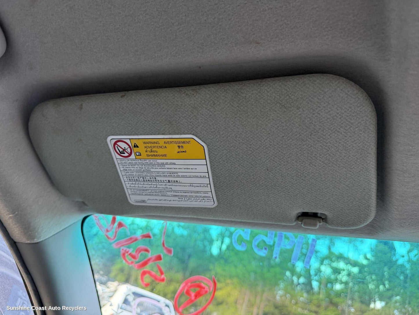 2009-2015 Mitsubishi Challenger Sunvisor